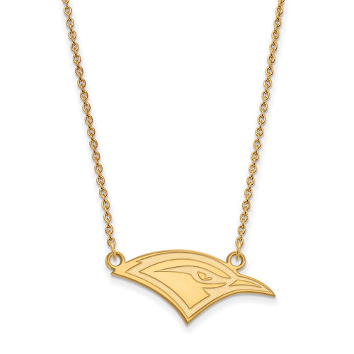 10k Gold LogoArt University of Tennessee at Chattanooga Mockingbird Small Pendant 18 inch Necklace