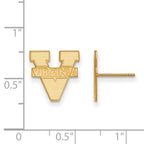 14k Gold LogoArt University of Virginia Small Post Earrings