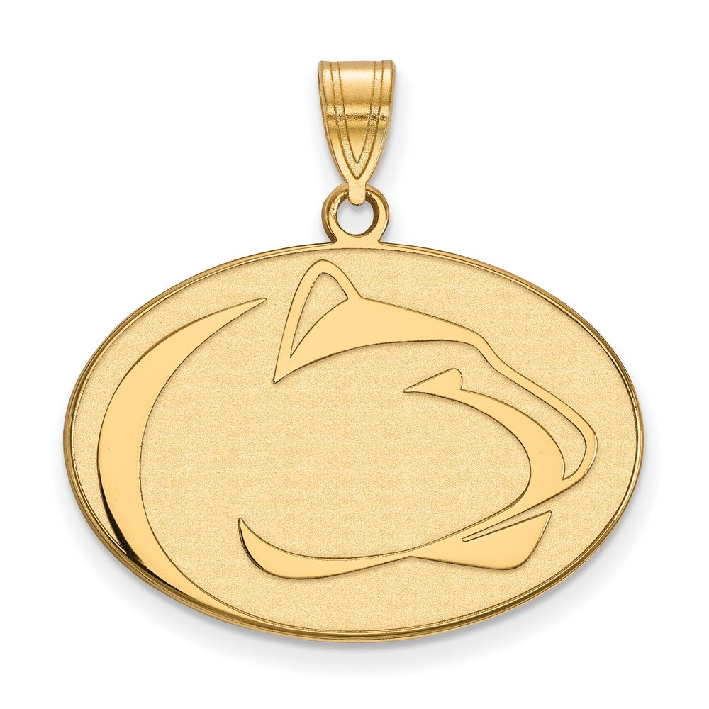 14k Gold LogoArt Penn State University Lion Large Pendant