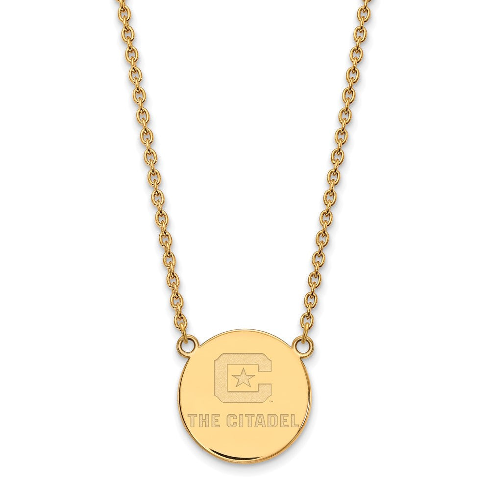 14ky LogoArt The Citadel Large Pendant w/Necklace