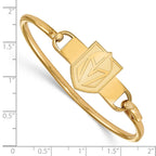 GP Sterling Silver LogoArt Vegas Golden Knights Bangle