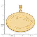 10k Gold LogoArt Penn State University Lion Extra Large Pendant