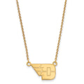 10k Gold LogoArt University of Dayton Small Pendant 18 inch Necklace
