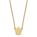 14k Gold NHL LogoArt Toronto Maple Leafs Small Pendant 18 inch Necklace