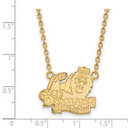 14k Gold LogoArt Old Dominion University Large Pendant 18 inch Necklace