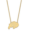 14k Gold LogoArt University of Colorado Buffalo Large Pendant 18 inch Necklace