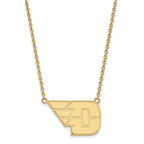 14k Gold LogoArt University of Dayton Large Pendant 18 inch Necklace