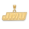 14k Gold LogoArt James Madison University J-M-U Small Pendant