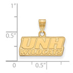 10k Gold LogoArt University of New Hampshire Small Pendant