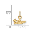 10k Gold LogoArt University of South Florida U-S-F Extra Small Pendant