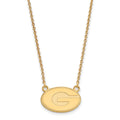10k Gold LogoArt University of Georgia Letter G Small Pendant 18 inch Necklace