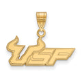 10k Gold LogoArt University of South Florida U-S-F Medium Pendant