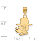 10k Gold LogoArt Appalachian State University Mountaineer Medium Pendant