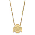 14k Gold LogoArt The Ohio State University Large Pendant 18 inch Necklace