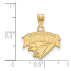 10k Gold LogoArt United States Air Force Academy Falcons Small Pendant