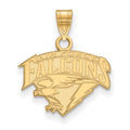 Sterling Silver Gold-plated LogoArt United States Air Force Academy Falcons Small Pendant