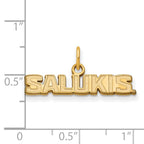 10k Gold LogoArt Southern Illinois University Salukis Extra Small Pendant