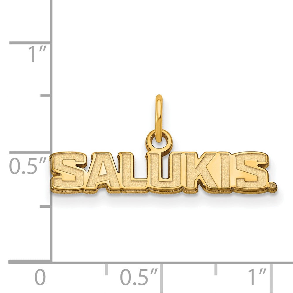 10k Gold LogoArt Southern Illinois University Salukis Extra Small Pendant