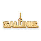 10k Gold LogoArt Southern Illinois University Salukis Extra Small Pendant