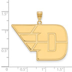 10k Gold LogoArt University of Dayton Extra Large Pendant