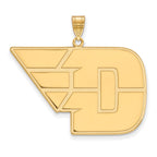 10k Gold LogoArt University of Dayton Extra Large Pendant
