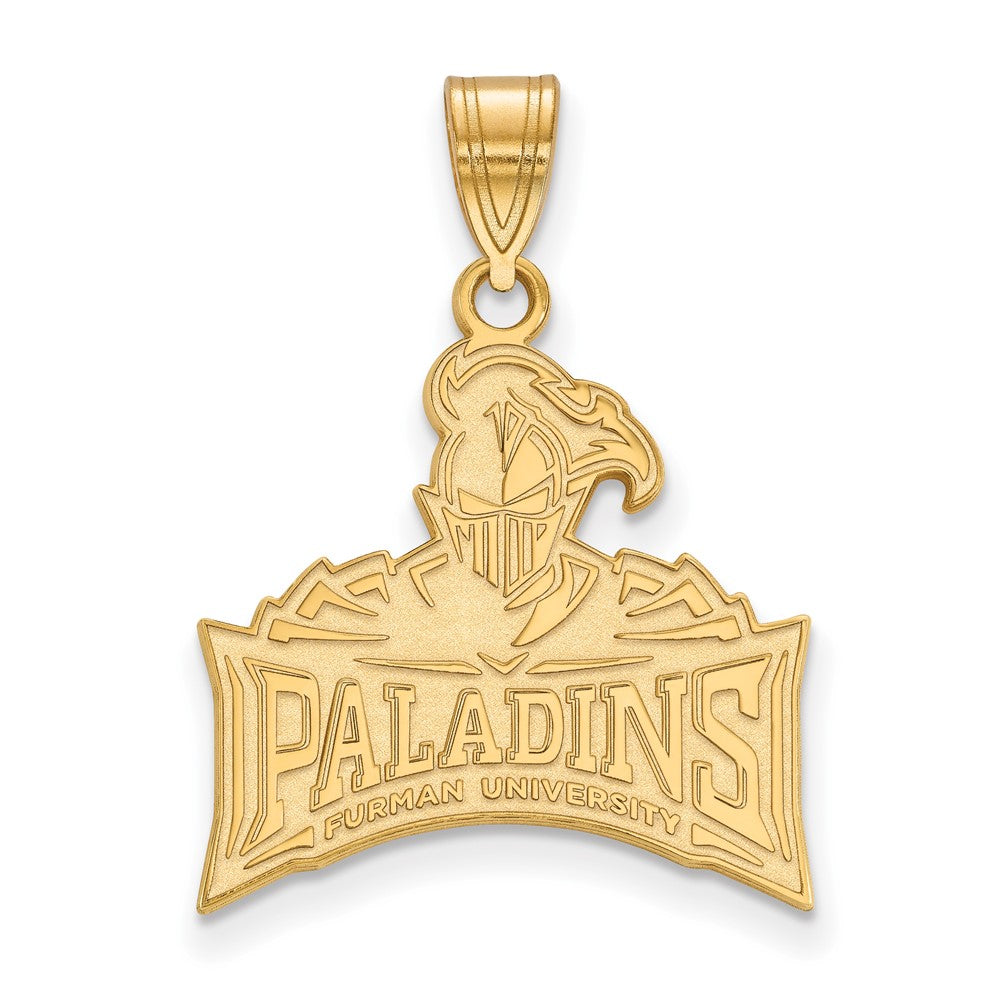 14k Gold LogoArt Furman University Paladins Large Pendant
