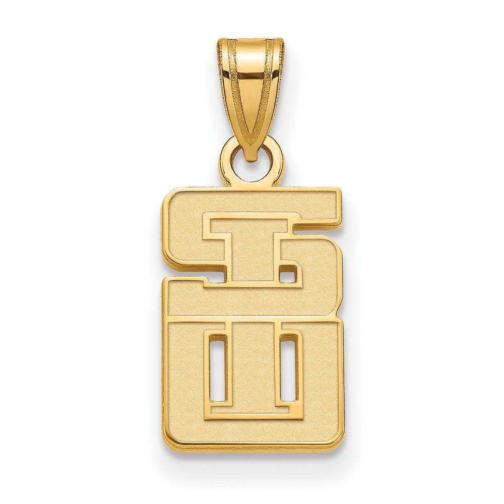 14ky LogoArt Southern Illinois University Small Pendant