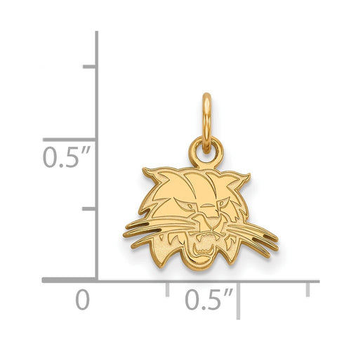 10k Gold LogoArt Ohio University Bobcat Extra Small Pendant