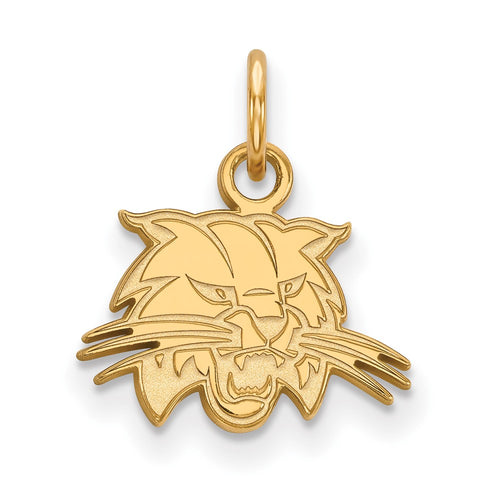10k Gold LogoArt Ohio University Bobcat Extra Small Pendant