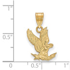 10k Gold LogoArt United States Air Force Academy Falcon Medium Pendant