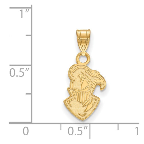 10k Gold LogoArt Furman University Paladin Small Pendant