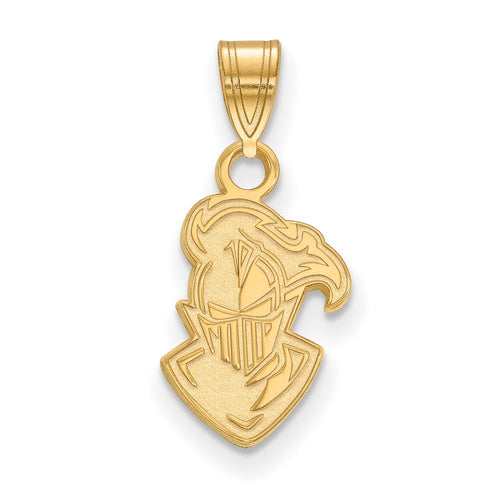 10k Gold LogoArt Furman University Paladin Small Pendant