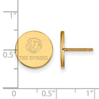 10ky LogoArt The Citadel XS Post Earrings