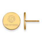 14ky LogoArt The Citadel XS Post Earrings