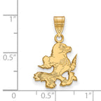 10k Gold LogoArt United States Air Force Academy Falcon Medium Pendant