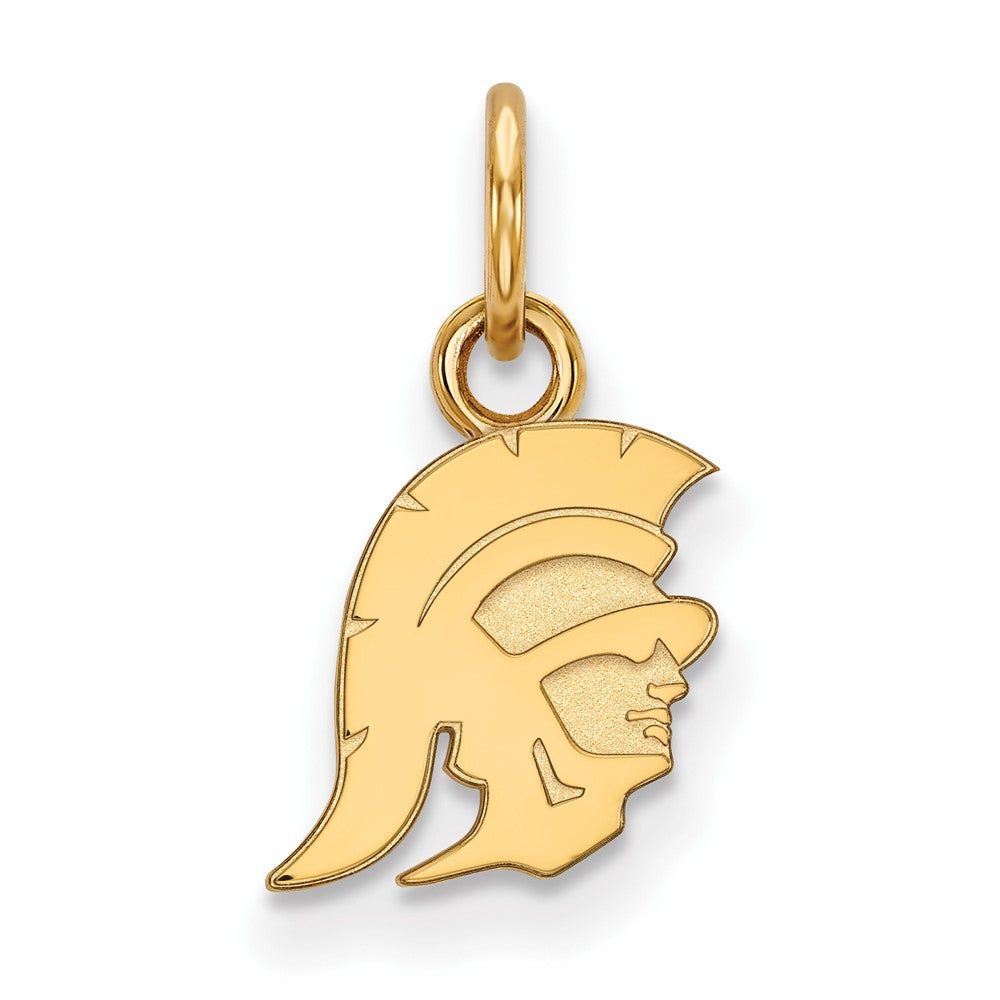 Sterling Silver Gold-plated University of Southern California Trojan Extra Small Pendant