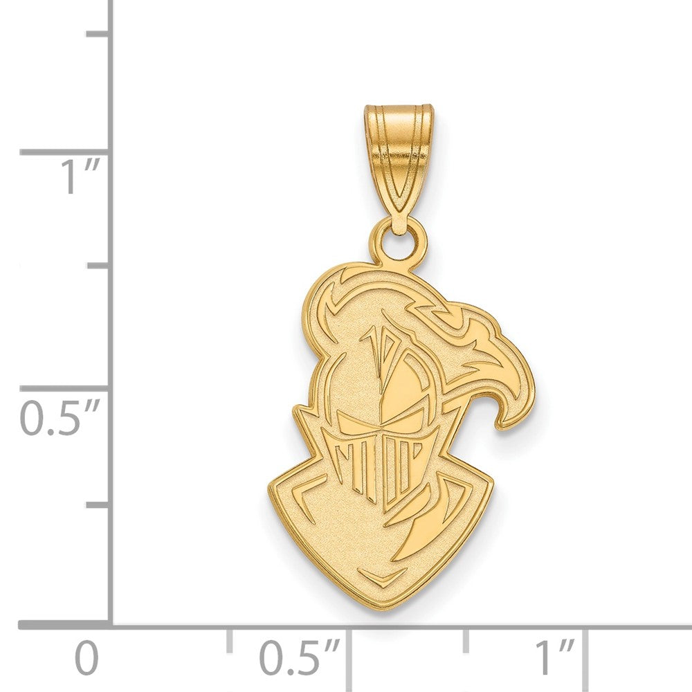 14k Gold LogoArt Furman University Paladin Large Pendant