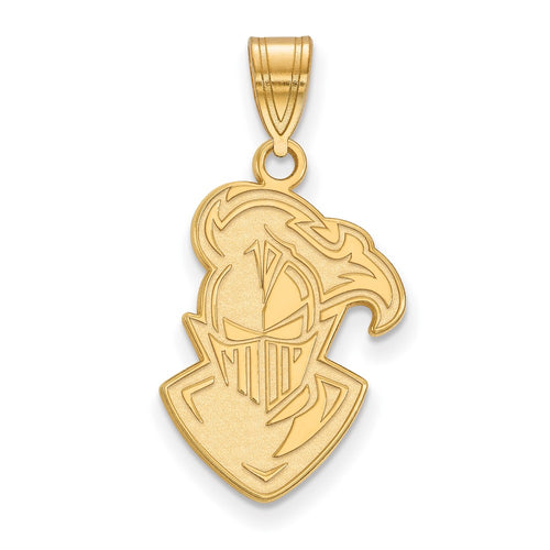 10k Gold LogoArt Furman University Paladin Large Pendant