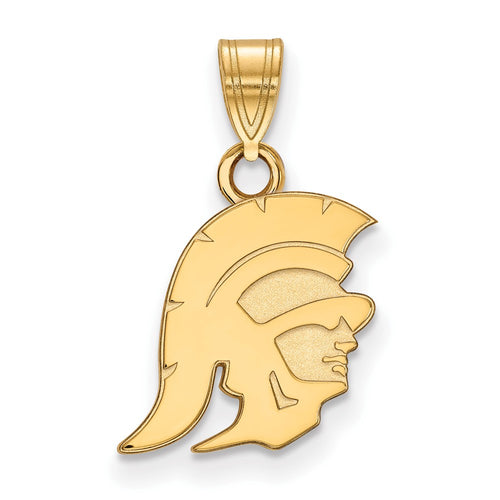 10k Gold University of Southern California Trojan Small Pendant