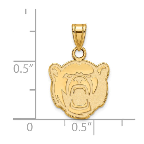 10k Gold LogoArt Baylor University Small Pendant