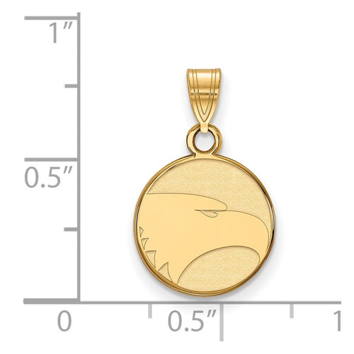 10k Gold LogoArt Georgia Southern University Eagle Small Pendant