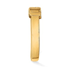 Sterling Silver Gold-plated LogoArt Louisiana State University L-S-U Toe Ring