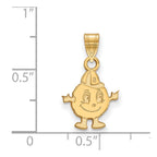 10k Gold LogoArt Syracuse University Mascot Small Pendant