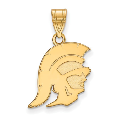 10k Gold University of Southern California Trojan Medium Pendant