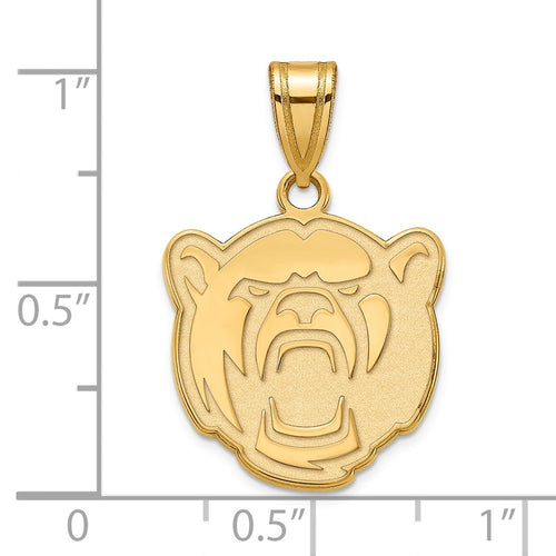 10k Gold LogoArt Baylor University Medium Pendant