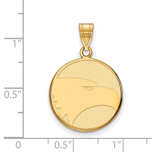 10k Gold LogoArt Georgia Southern University Eagle Large Pendant