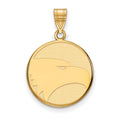 10k Gold LogoArt Georgia Southern University Eagle Large Pendant