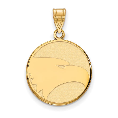 10k Gold LogoArt Georgia Southern University Eagle Large Pendant