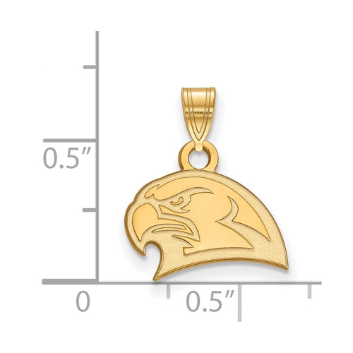 10k Gold LogoArt Miami University Ohio Redhawk Small Pendant