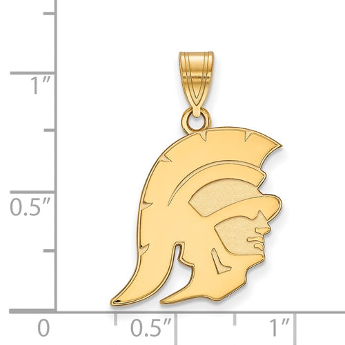 10k Gold University of Southern California Trojan Large Pendant
